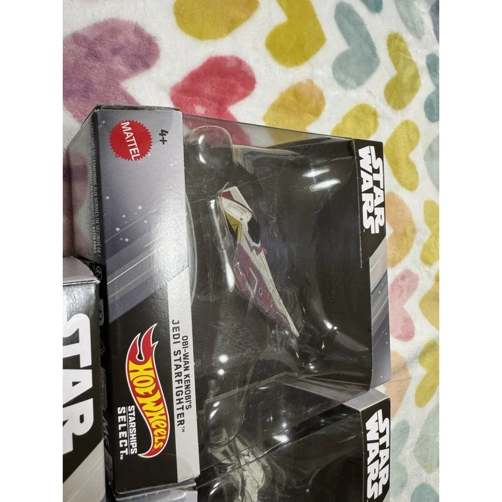 Star Wars Hot Wheels Starships Jedi-starfighter, Y-wing Fighter And A-wi G Fight